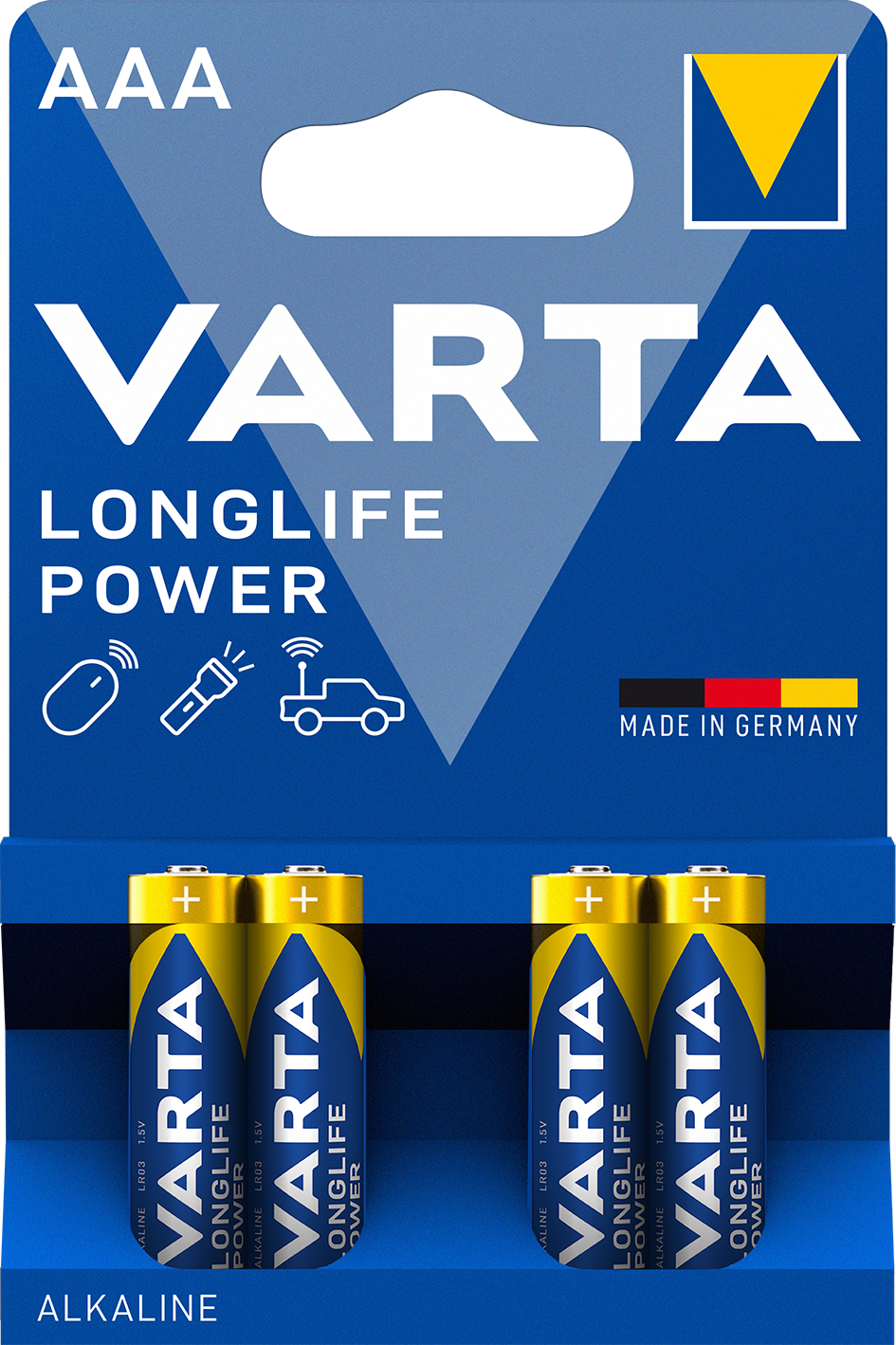 VARTA High Energy alkáli mikroceruza elem (4xAAA)