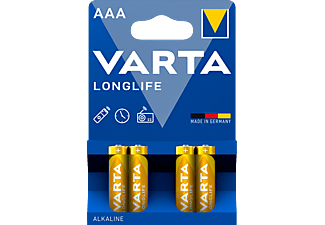 VARTA Longlife Extra alkáli mirkoceruza elem (4xAAA)