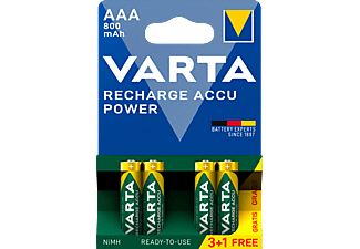 VARTA Longlife Ready2Use mikro akku 800mAh (3+1xAAA)