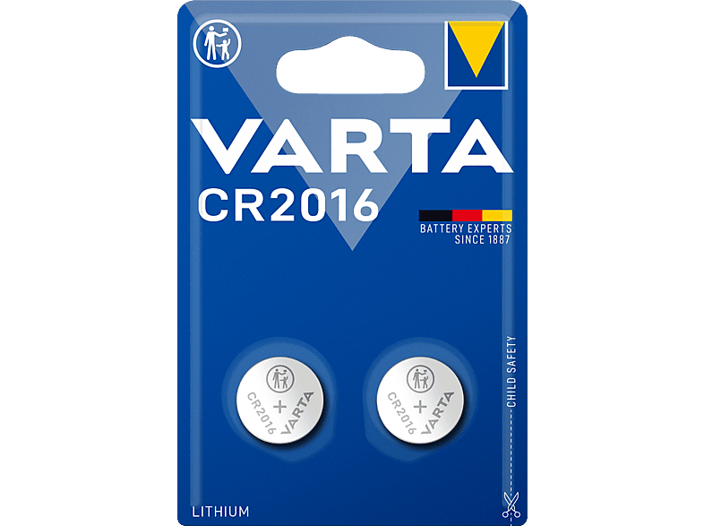 VARTA CR2016 lítium gombelem (2db)