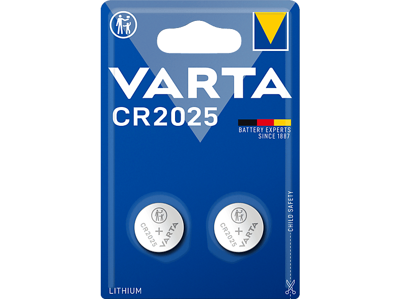 VARTA CR2025 lítium gombelem (2 db)