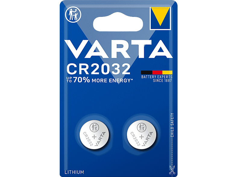 VARTA CR2032 lítium gombelem (2db)