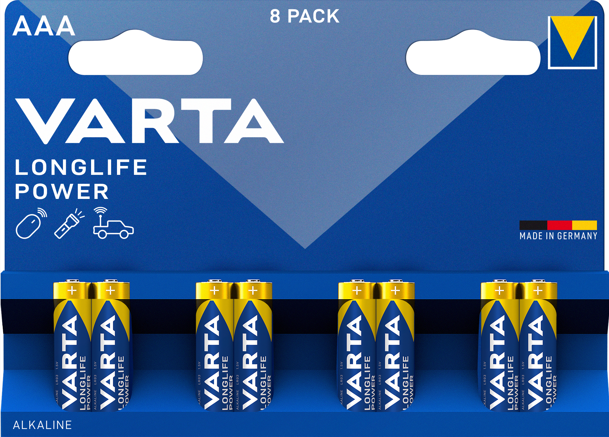 VARTA Longlife Power AAA BL8 alkáli mikro elem
