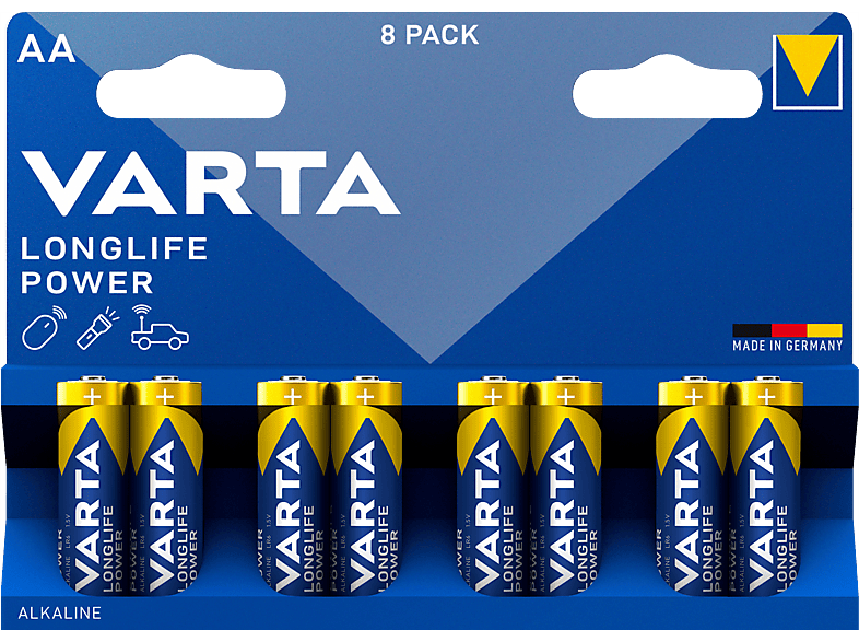 VARTA Longlife Power AA BL8 alkáli ceruza elem