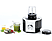 KOENIG B00141 - Food Processor (Schwarz/Silber)
