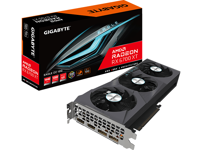 GIGABYTE AMD Radeon R6700 XT EAGLE OC 12G (GV-R67XTEAGLE OC-12GD) (AMD ...