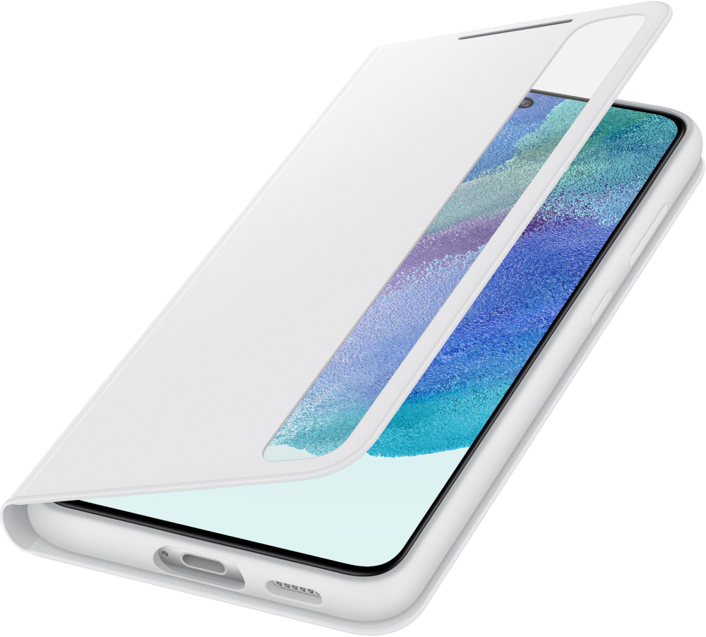 SAMSUNG Flipcover Smart View Galaxy S21 FE White (EF-ZG990CWEGEW)