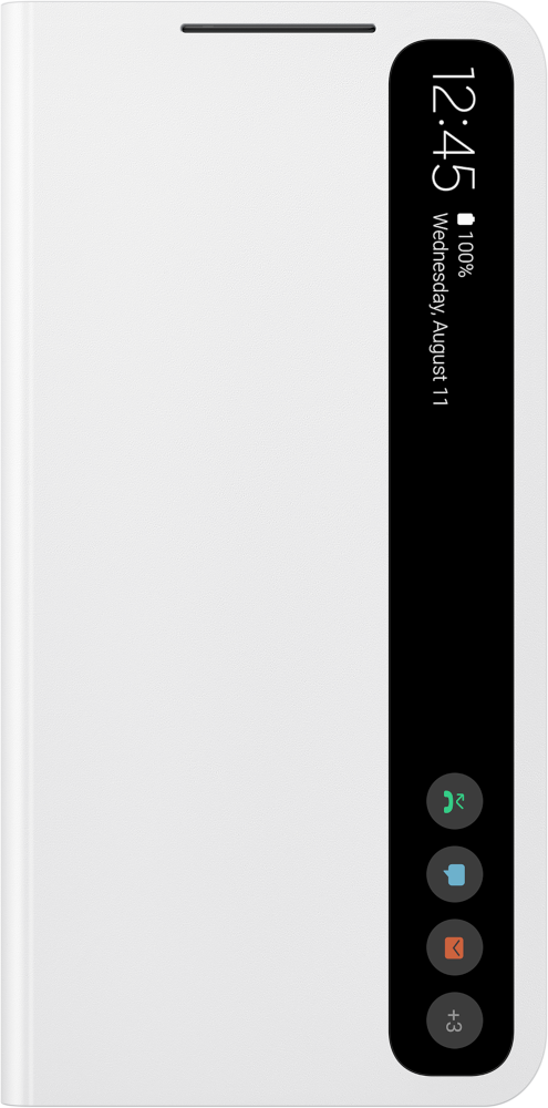 SAMSUNG Flipcover Smart View Galaxy S21 FE White (EF-ZG990CWEGEW)
