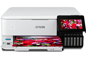 EPSON EcoTank L8160 Yazıcı Tarayıcı Fotokopi Wi-Fi Direct Tanklı Foto Yazıcı Beyaz