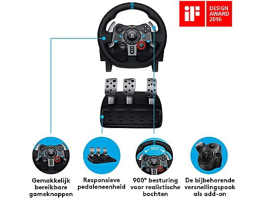 LOGITECH G G29 Driving Force Racestuur - PS5/PS4/PC