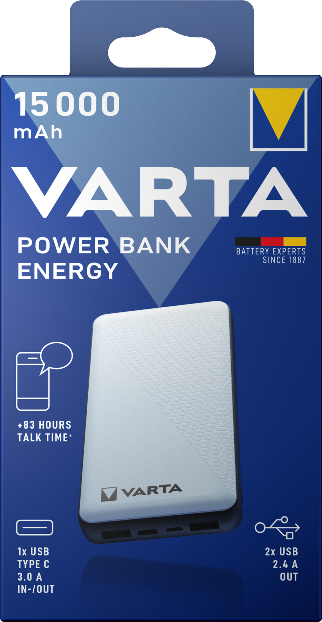 VARTA powerbank Energy 15000 mAh (57977101111)