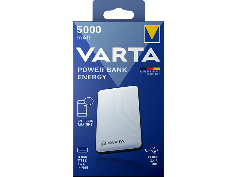 VARTA powerbank Energy 5000 mAh (57975101111)