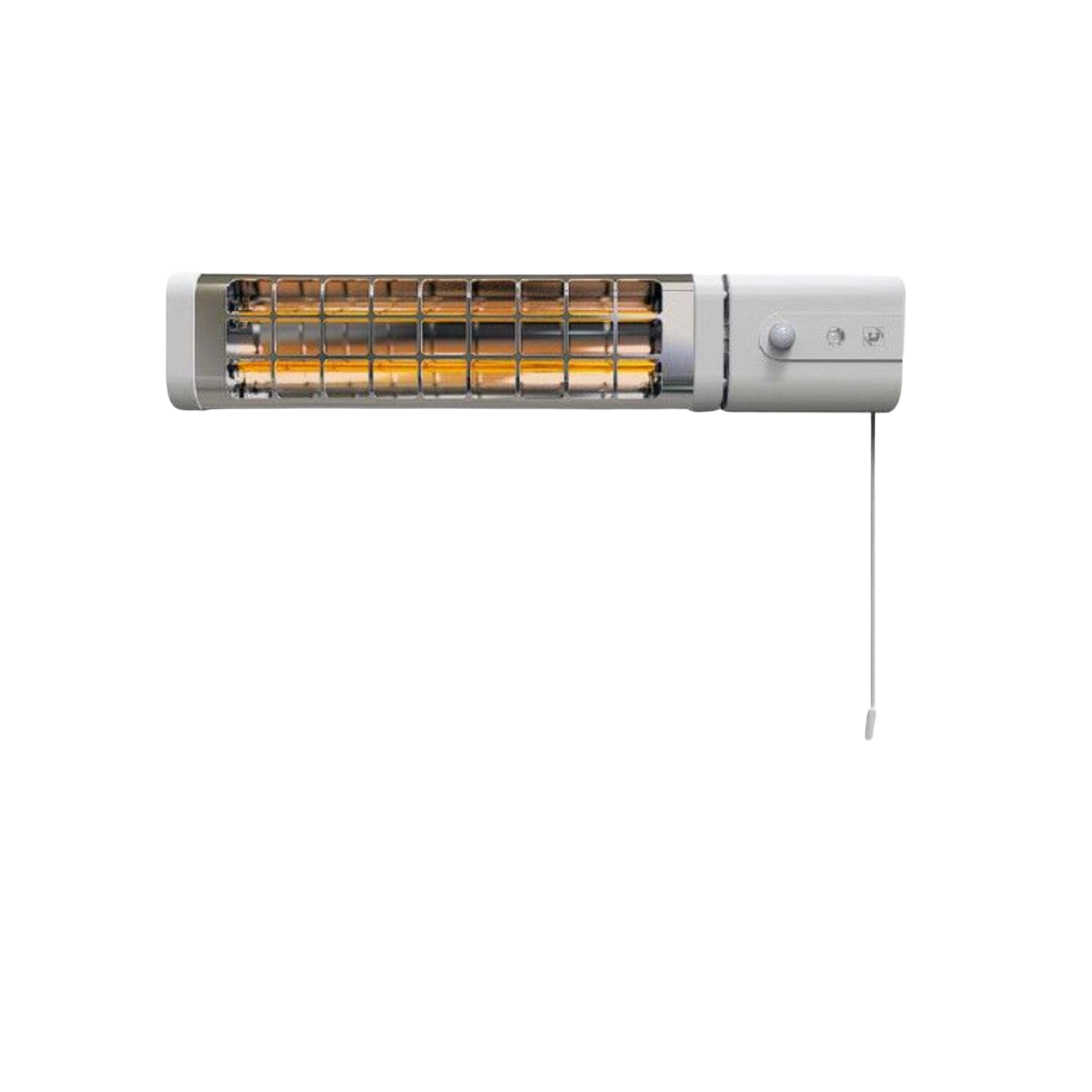 Estufa eléctrica - SP Infrared 9310R524, 1200 W, IP24, Lámparas de cuarzo, Sistema dual, Gris claro