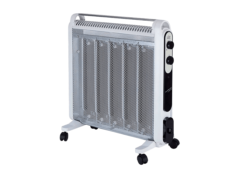 Radiador - Jata RD227B, 5 elementos, 2000 W, 2 potencias, Termostato, Blanco