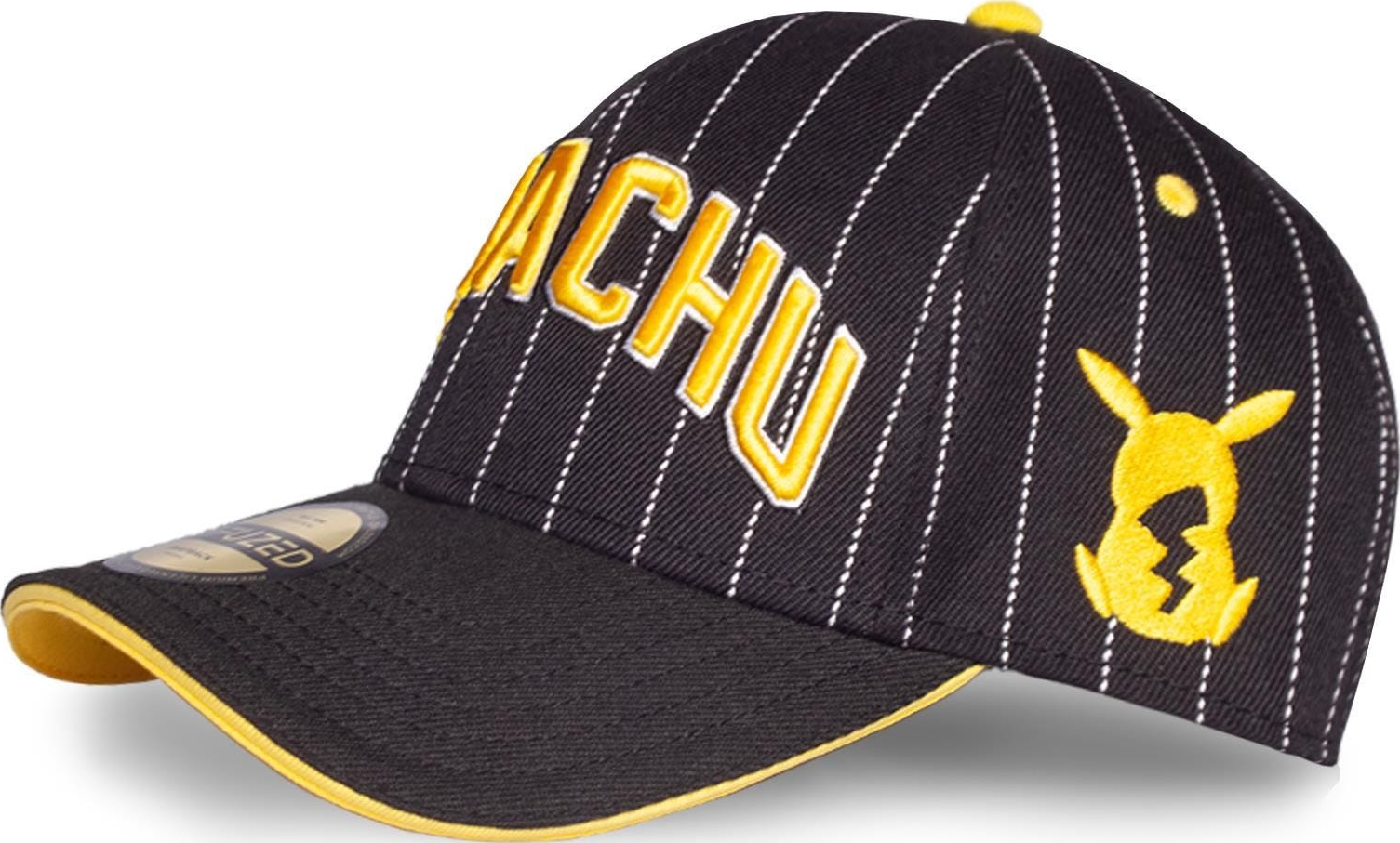 DIFUZED Pokémon - Pikachu - casquette (Noir/jaune)