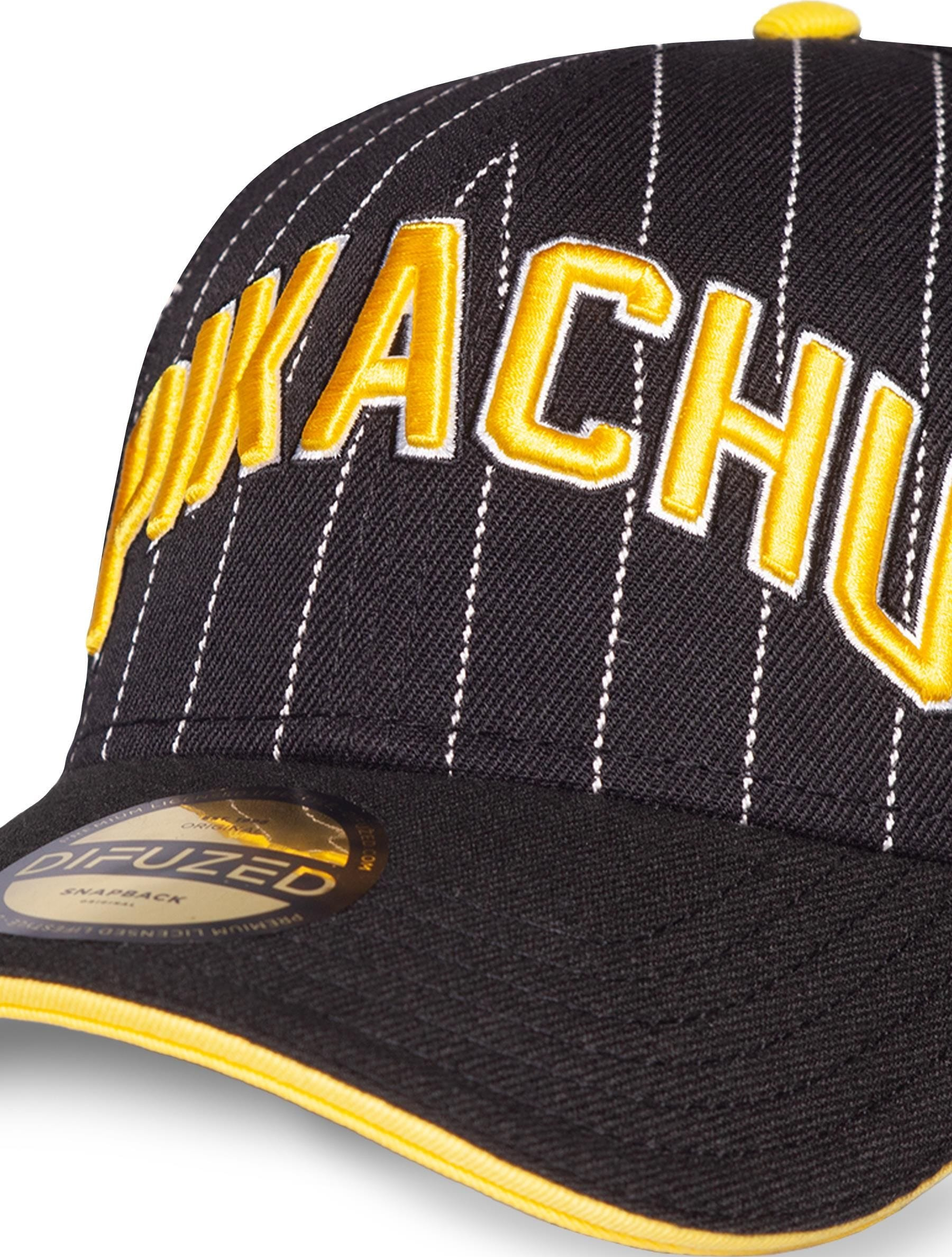 DIFUZED Pokémon - Pikachu - casquette (Noir/jaune)