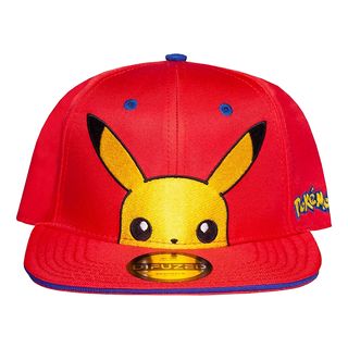 DIFUZED Pokémon - Kids Snapback - Kappe (Rot/Blau)