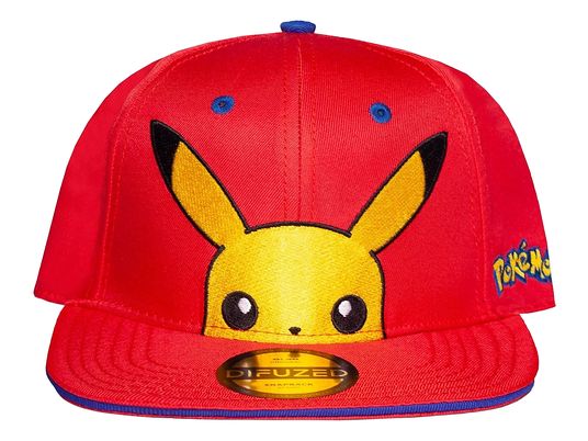 DIFUZED Pokémon - Kids Snapback - casquette (Rouge - Bleu)