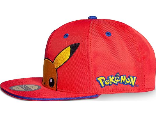 DIFUZED Pokémon - Kids Snapback - casquette (Rouge - Bleu)
