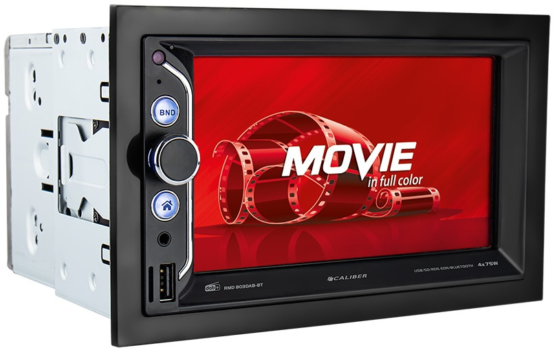 CALIBER Autoradio met Bluetooth DAB+ USB Touchscreenn Zwart (RMD803DAB-BT)