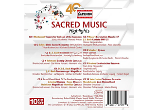 Schreier/Kegel/Flämig/Tölzer Knabenchor/+ - 40 YEAR ANNIVERSARY - SACRED MUSIC  - (CD)