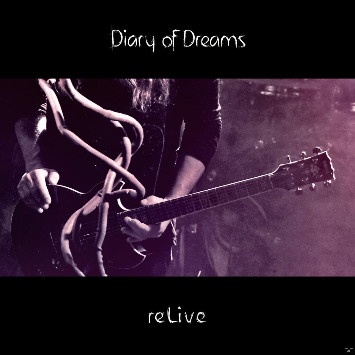 Albumcover mit einer Person, die Gitarre spielt, mit dunklem Hintergrund. Der Bandname ist 'Diary of Dreams'.