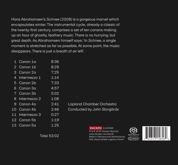 John/lapland Chamber Orchestra/+ Storgårds - Schnee  - (SACD Hybrid)