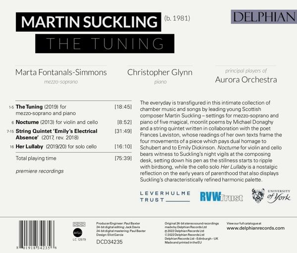 Fontanals-Simmons/Glynn/Aurora Orchestra - The Tuning  - (CD)