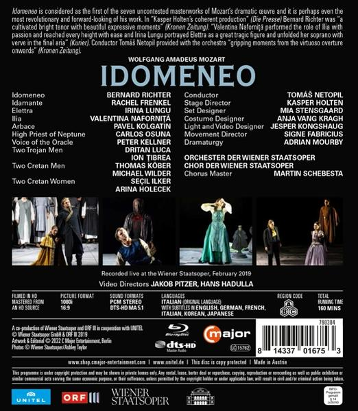 Richter/Frenkel/Netopil/Wiener Staatsoper/+ - Idomeneo  - (Blu-ray)