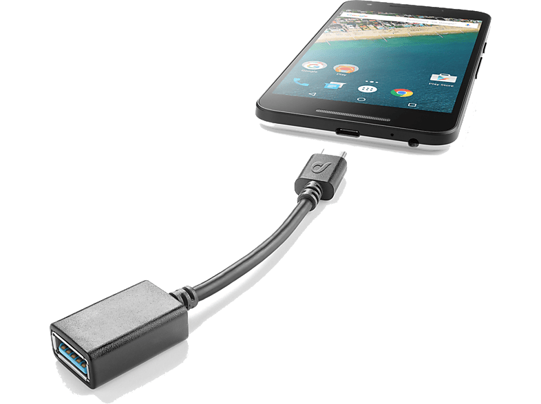 Adaptador USB CellularLine, USB, Conector, USB A, USB C