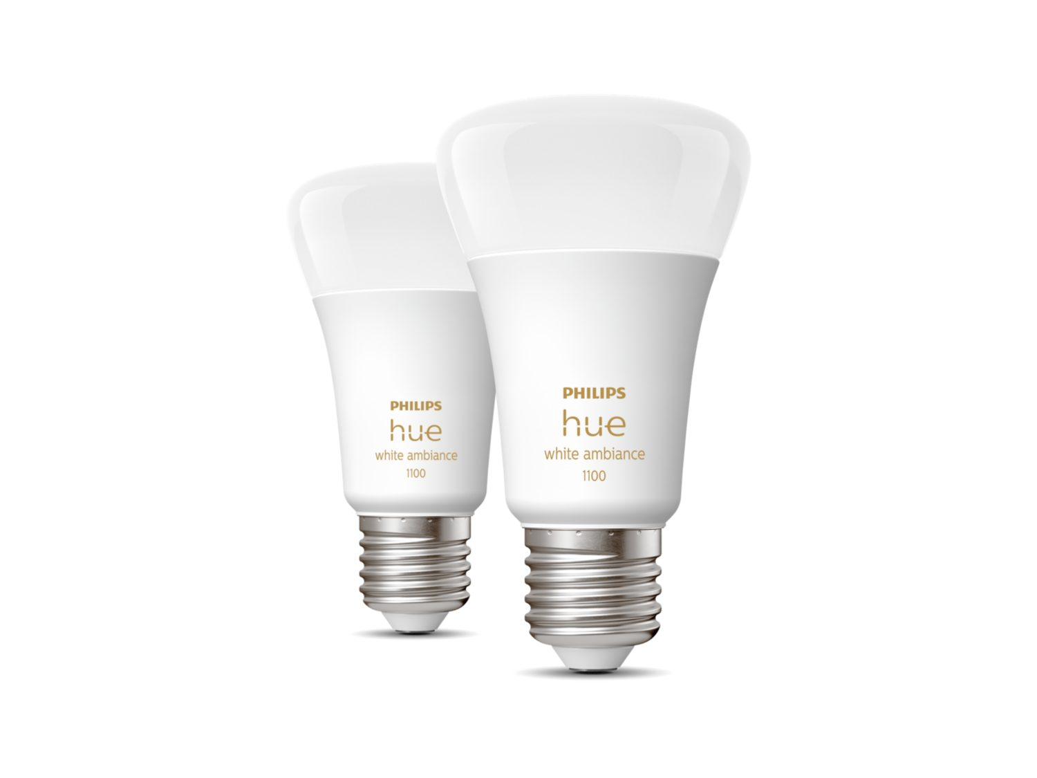 PHILIPS HueWA 8-75W B  E27 Bluetooth Özellikli İkili Ekopaket Beyaz Ambiyans Akıllı Ampul