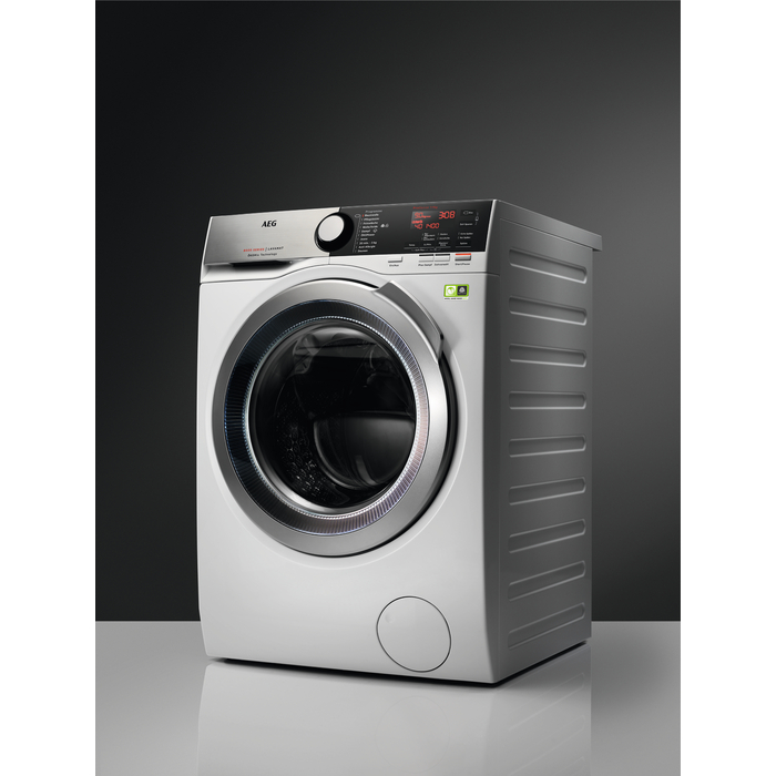 A) Waschmaschine Serie 8000 mit U/Min., L8FEA70690 ÖkoMix 1551 kg, AEG (9 Vormisch-Technologie