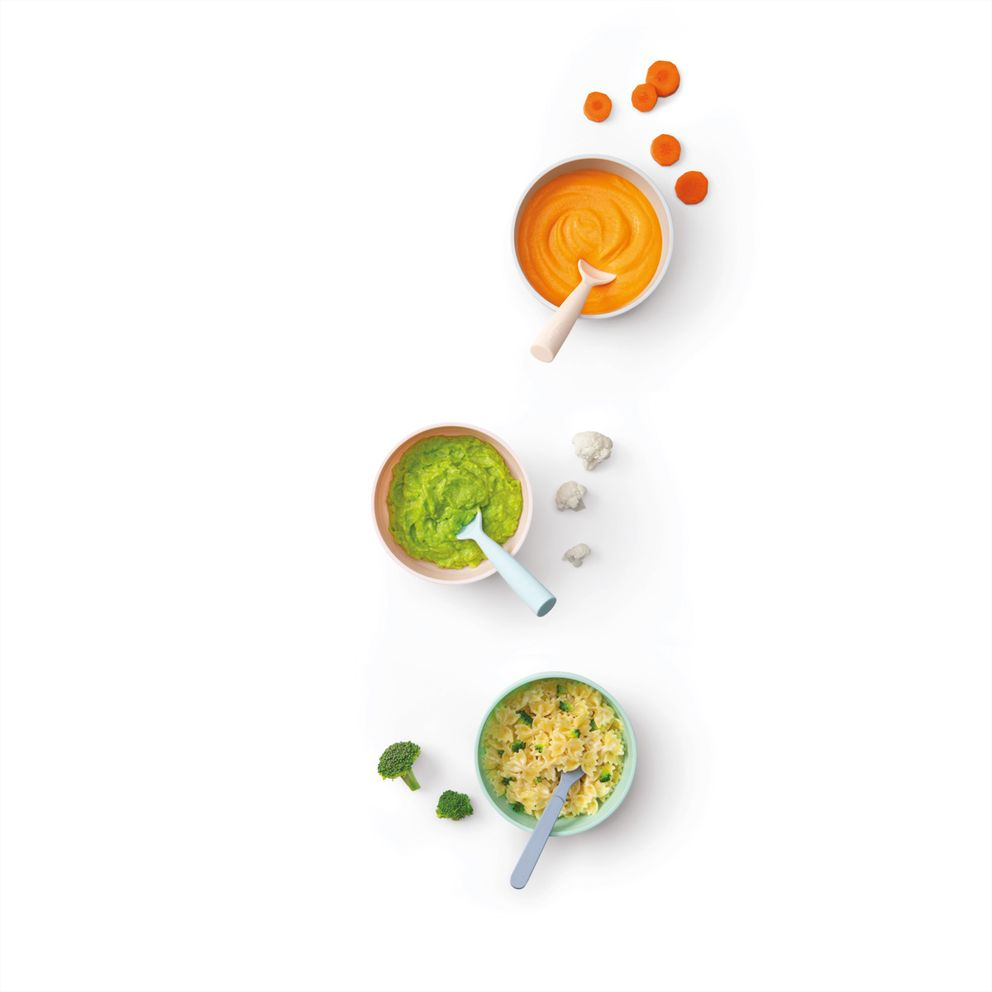 NUTRIBULLET M30049 Baby - Frullatore per bambini (Bianco/blu)