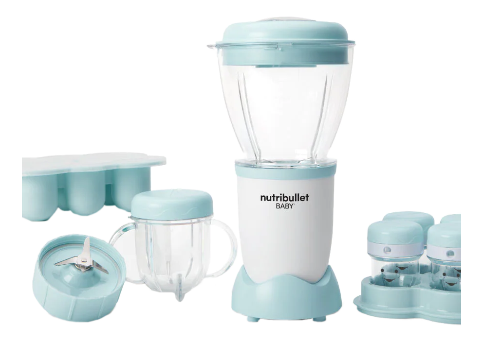 NUTRIBULLET M30049 Baby - Frullatore per bambini (Bianco/blu)