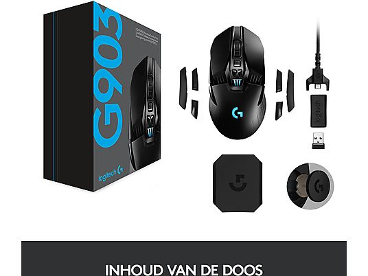 LOGITECH G G903 HERO Gaming muis (draadloos)