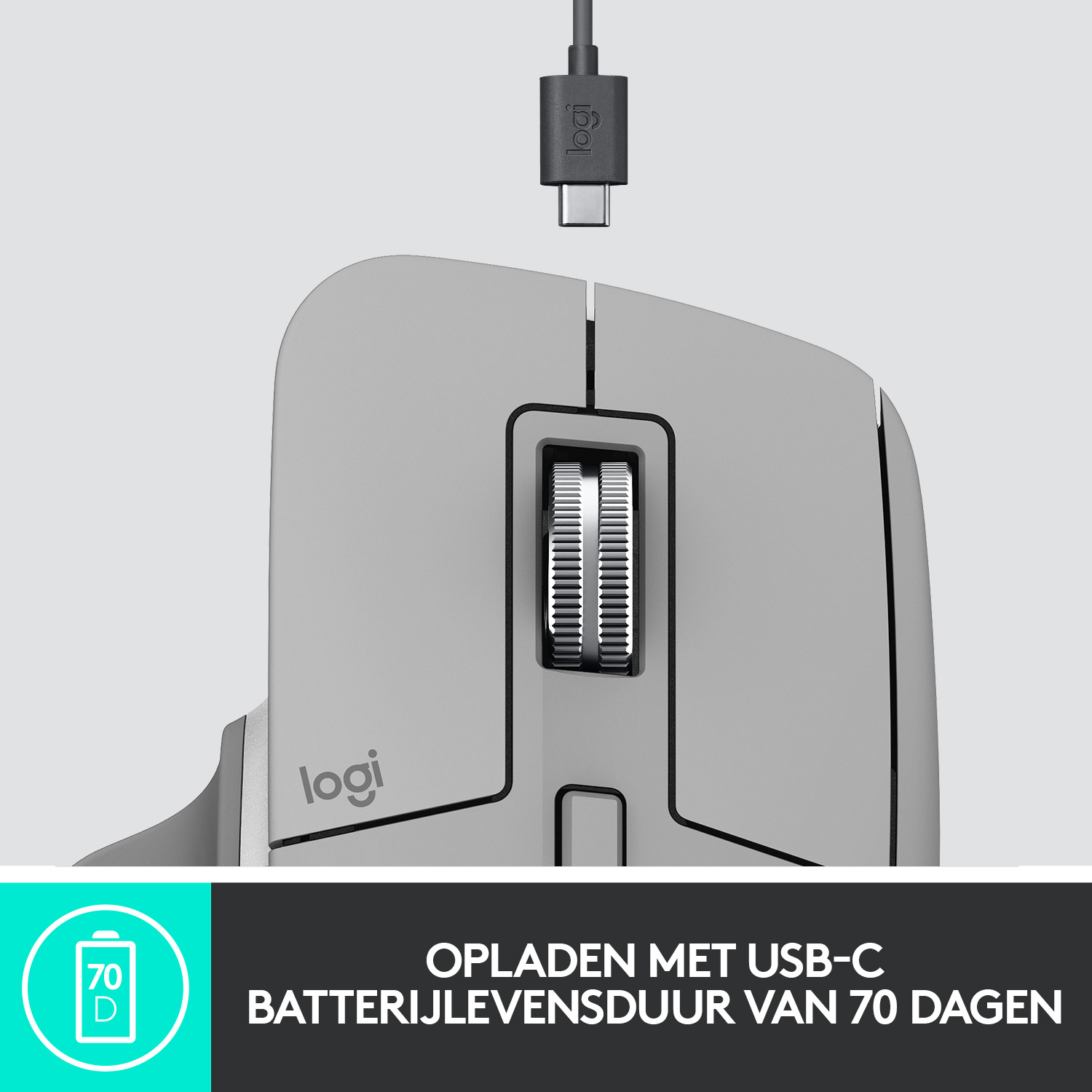 LOGITECH MX Master 3 - Mid Grey