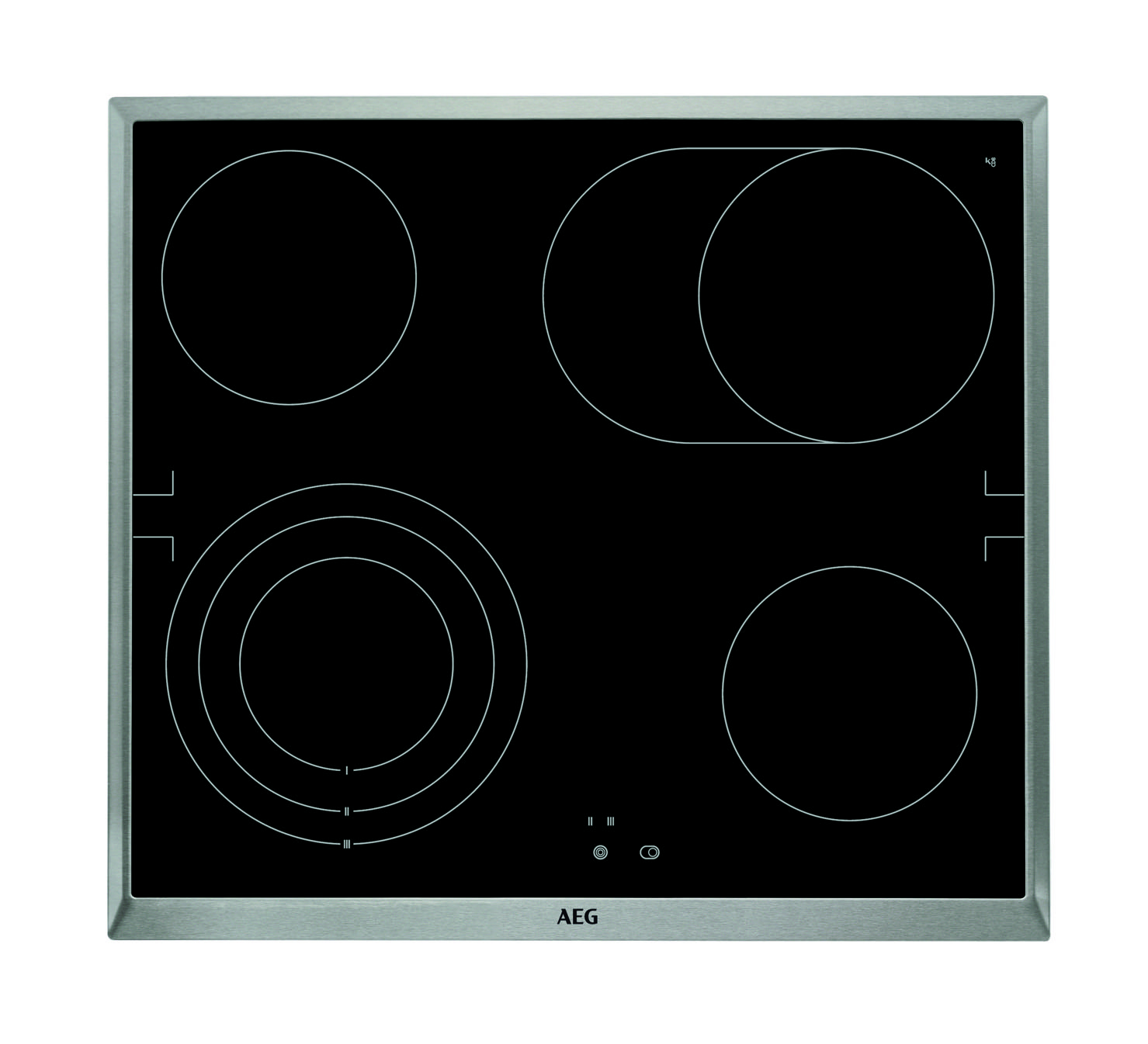 AEG HZ23M10S3R Serie 6000 mit SurroundCook Ringheißluftsystem (mit Pyrolyse), Einbauherdset (Elektrokochfeld, A+, 72 l)