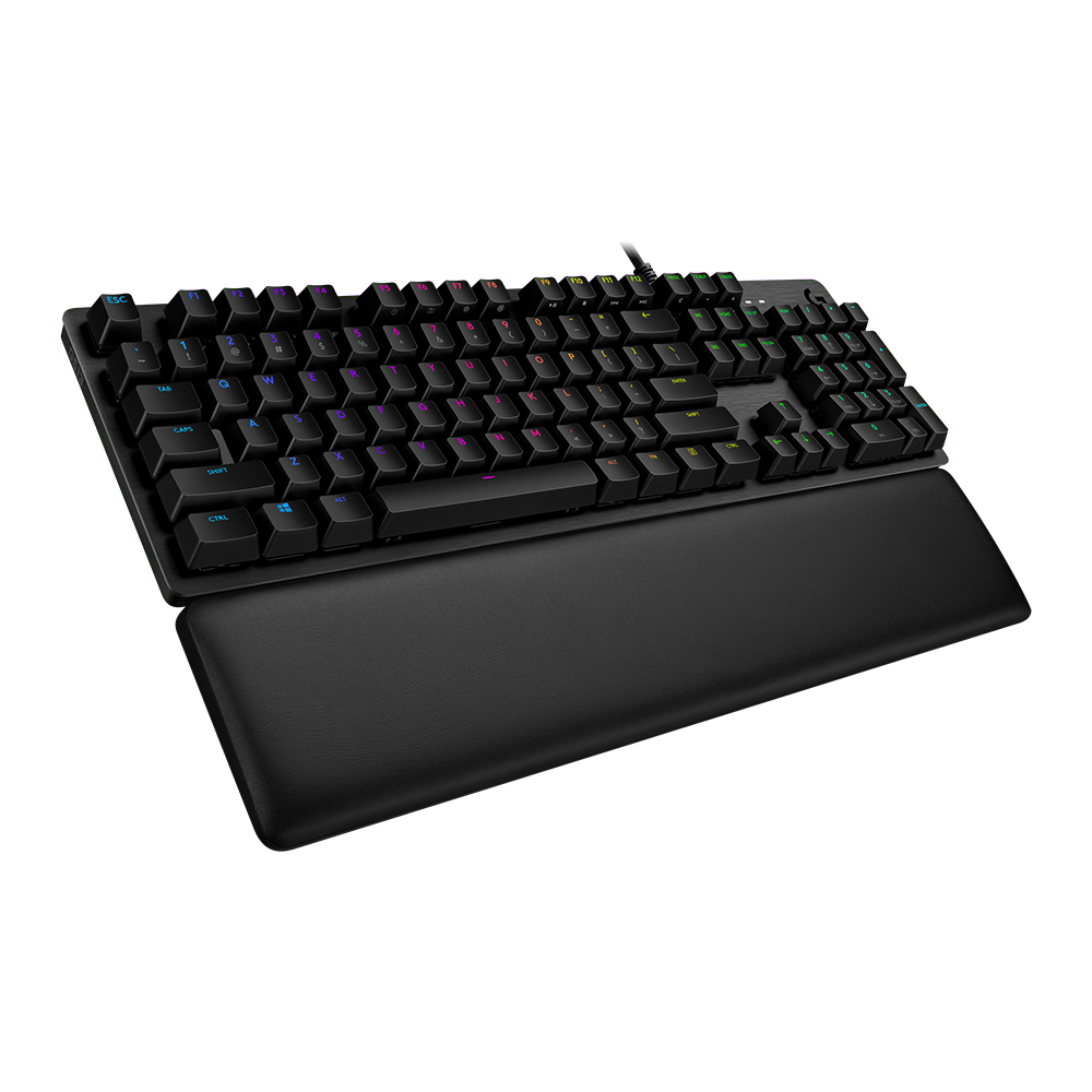 Logitech G513 Carbon Lightsync RGB Mechanisch Gaming Toetsenbord met polssteun Qwerty