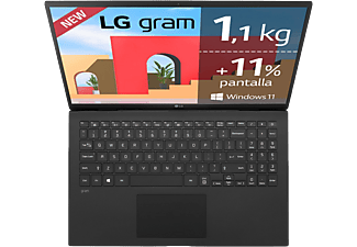 Portátil - LG gram 17Z95P-G.AA78B, 17" WQXGA, Intel® Evo™ Core™ i7-1195G7, 16GB RAM, 512GB SSD, Iris® Xe, W11