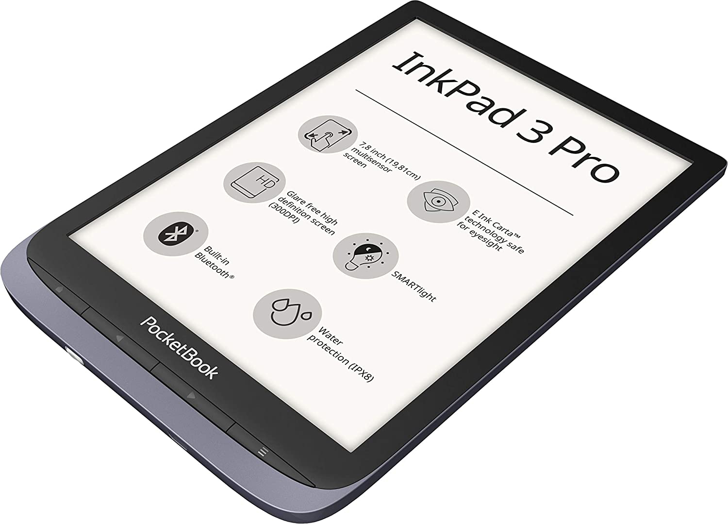POCKETBOOK E-reader InkPad 3 Pro Metallic Grey (PB740-2-J-WW)