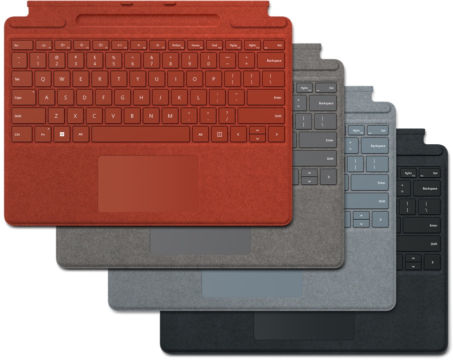 MICROSOFT Toetsenbordcover Surface AZERTY BE Ice Blue (8XA-00046)