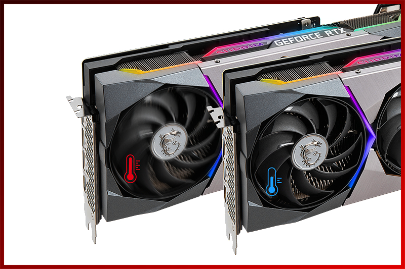MSI GeForce RTX 3080 Suprim X LHR 12GB (V389-408R) (NVIDIA, Grafikkarte)