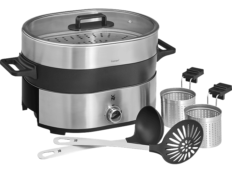 WMF 04.1554.0011 Lono Hot Pot & Dampfgarer (1700 Watt, Cromargan®)