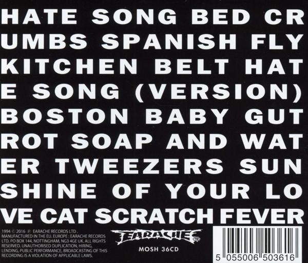 Fudge Tunnel - Hate Songs In e minor  - (CD)