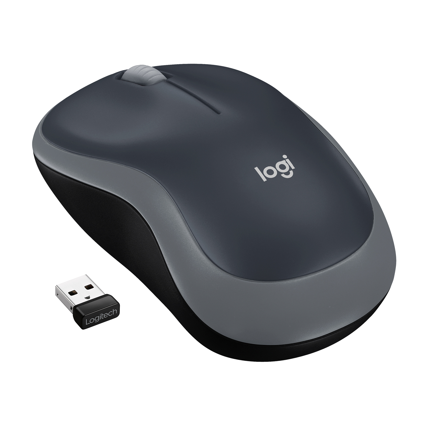 Mouse Wireless Logitech M185 Swift Grigio USB