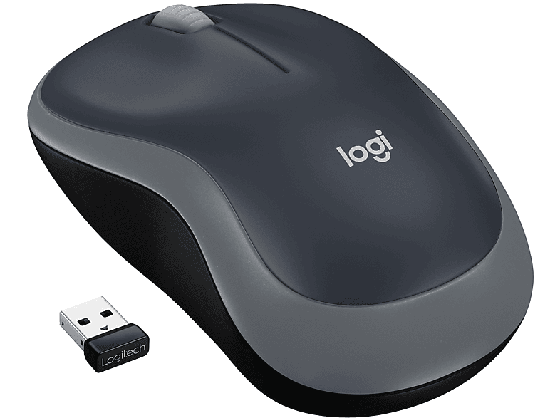 Mouse Wireless Logitech M185 Swift Grigio USB