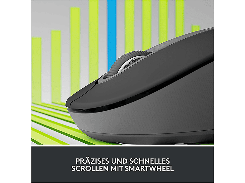 LOGITECH Signature M650 L Left kabellose Maus, Graphite