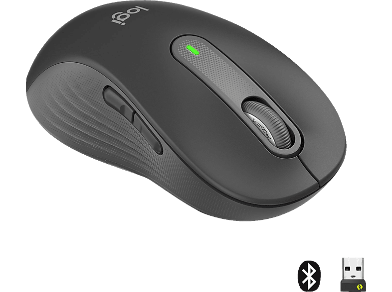 LOGITECH Signature M650 L Left kabellose Maus, Graphite