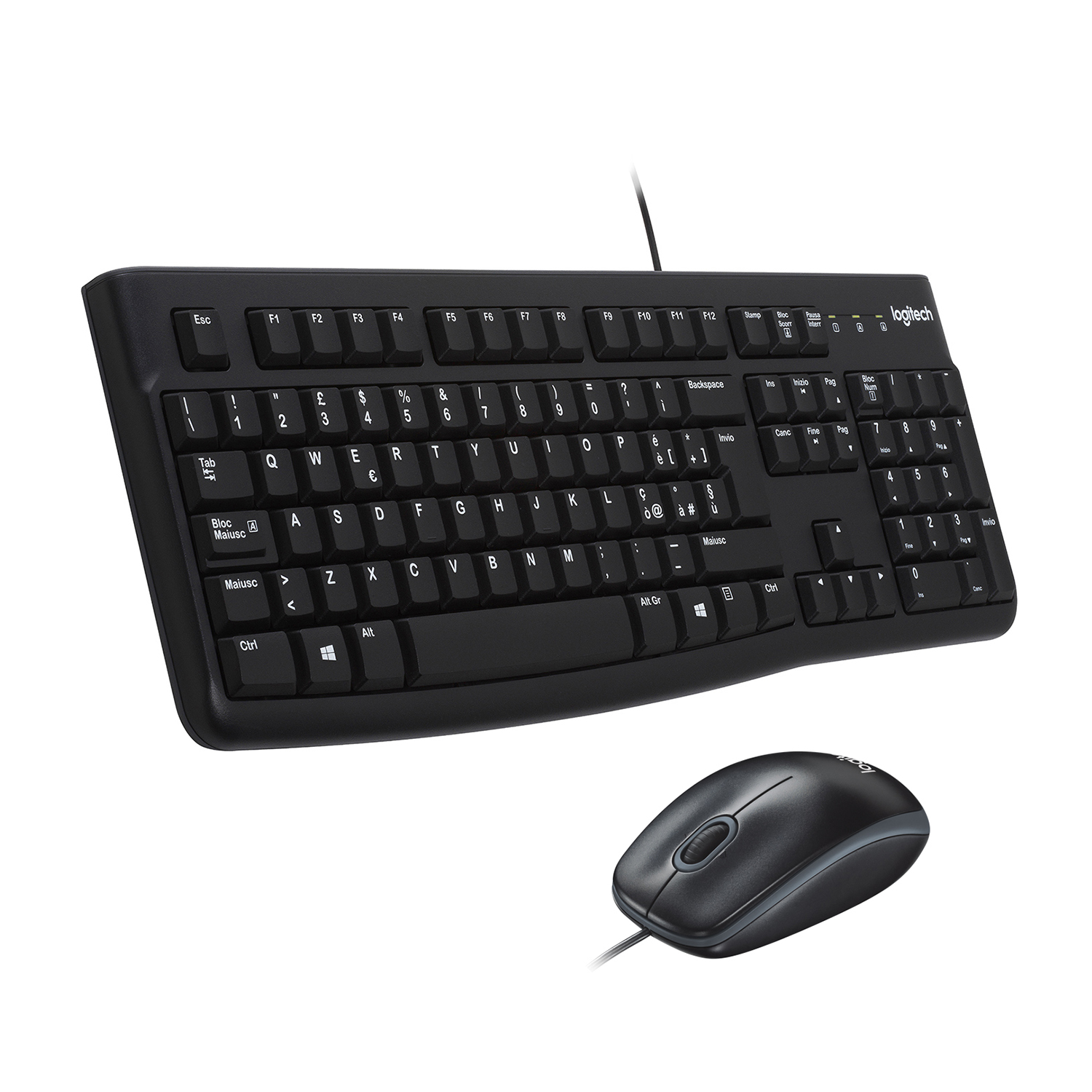 Tastiera + Mouse Logitech Mk120 (920-002543)