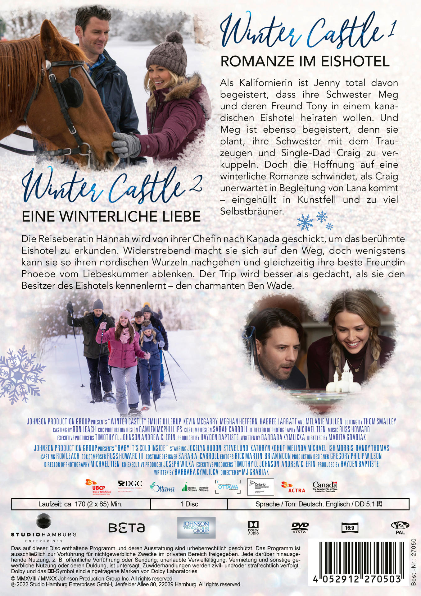Filmcover von Winter Castle 2 mit Schauspielern und Winterkulisse.